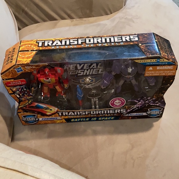 Transformers collectible, brand new in box never opened. Box has minimal wear. - Picture 2 of 3